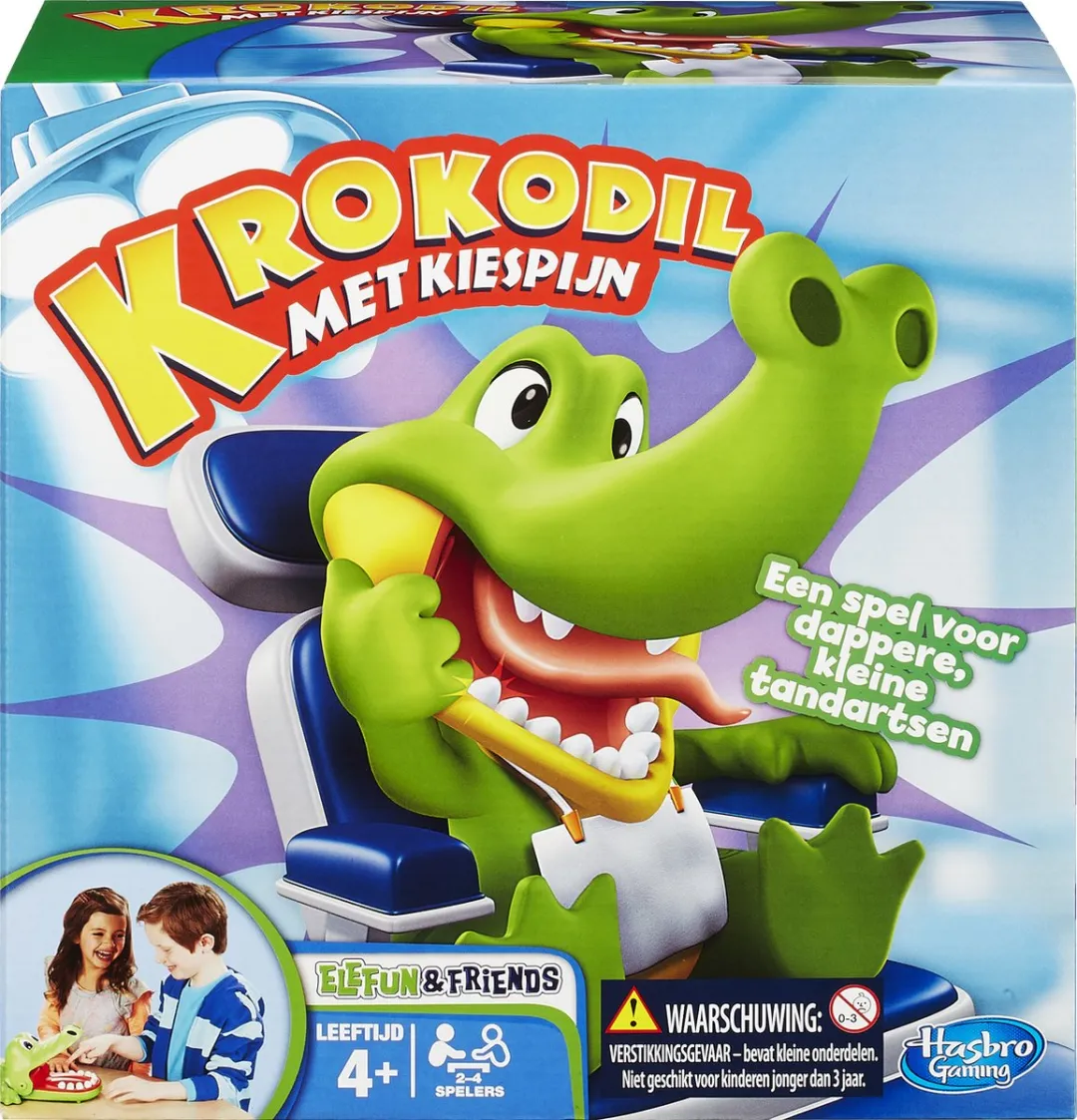Hasbro Gaming Krokodil met Kiespijn Gezelschapsspel - 2-4 Spelers