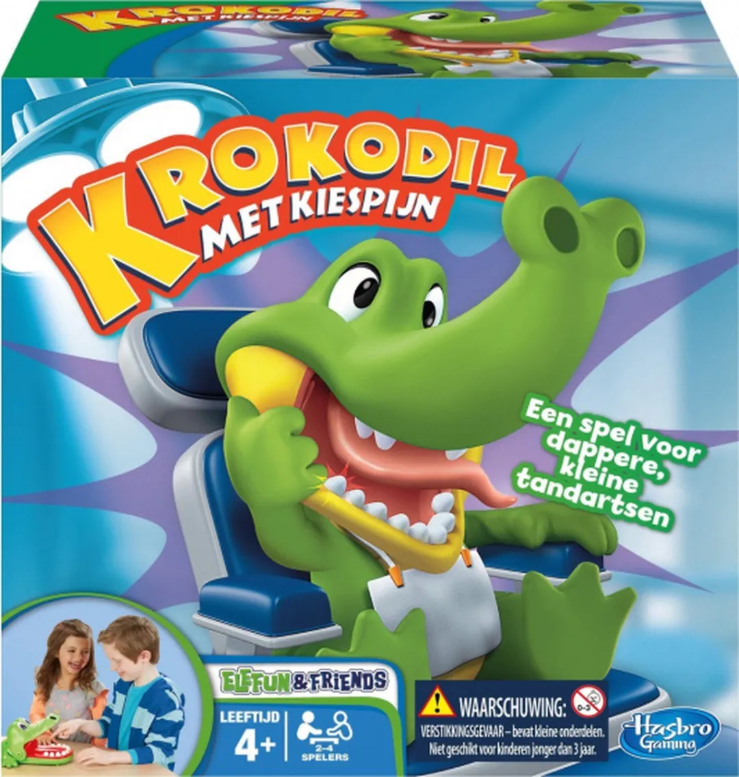 Hasbro Gaming Krokodil met Kiespijn Gezelschapsspel