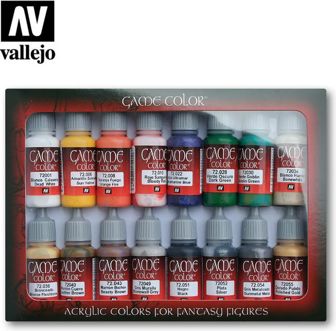 Vallejo Game Color Verf Set - Acrylverf voor modellen en miniaturen - 72299