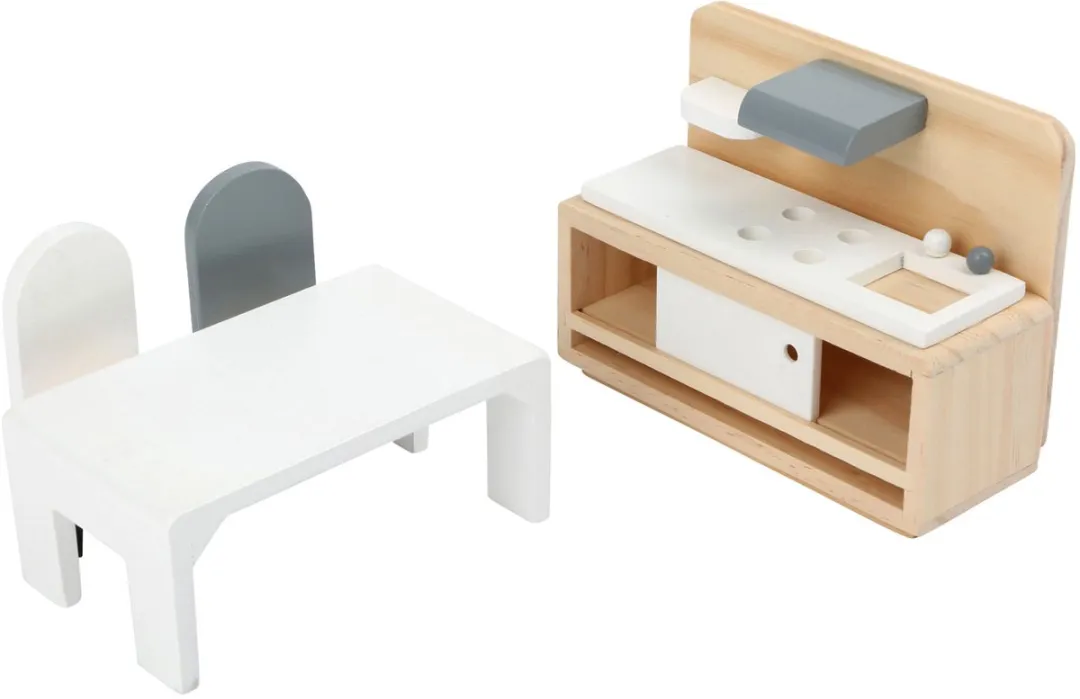 Small Foot Houten Poppenhuis Meubeltjes Complete Set 28-delig