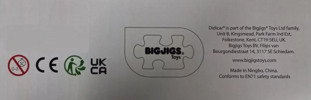 BIGJIGS Didicar Multikleur SI2000PI