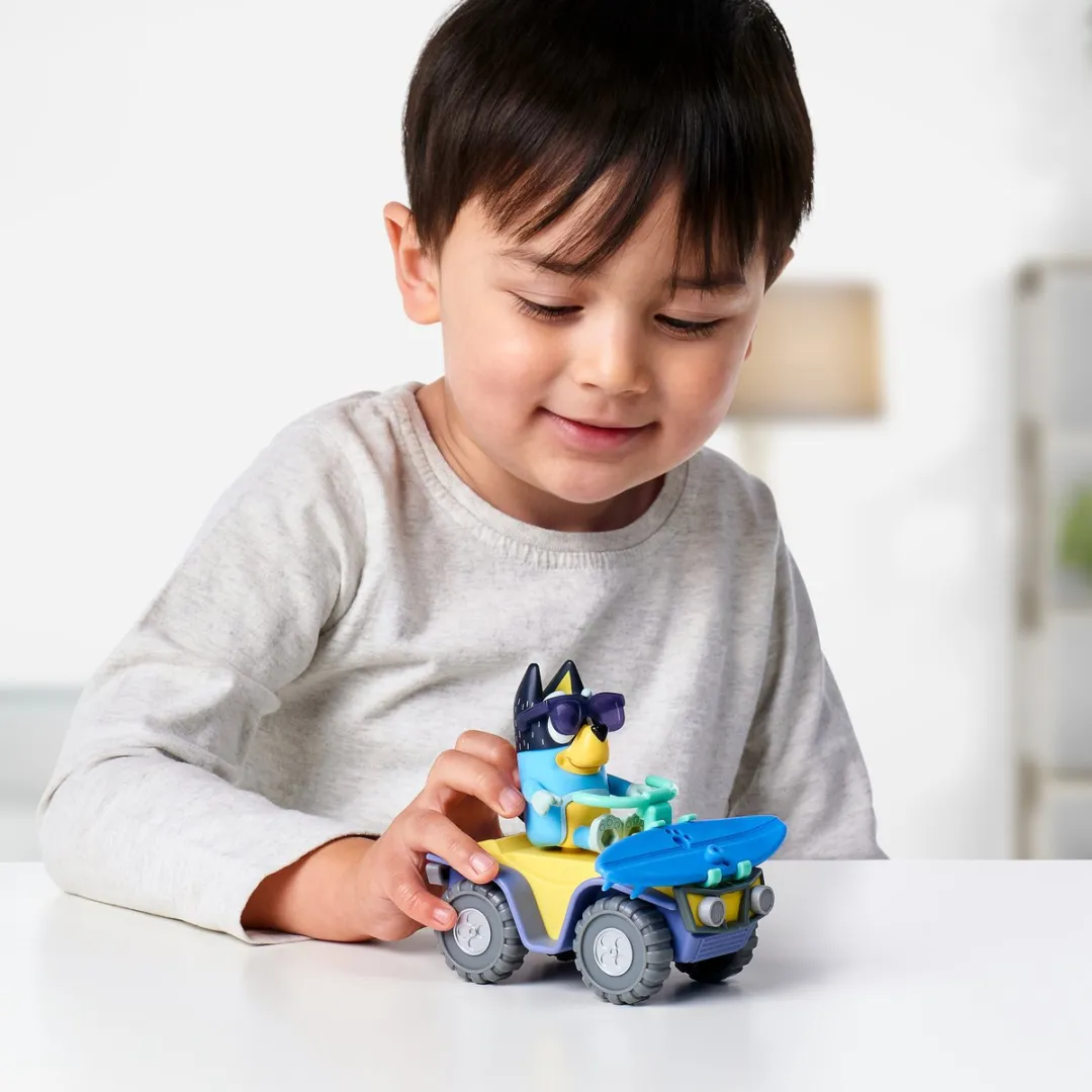 Moose Toys Bluey Bandit Strand Quad Speelset - Multicolor