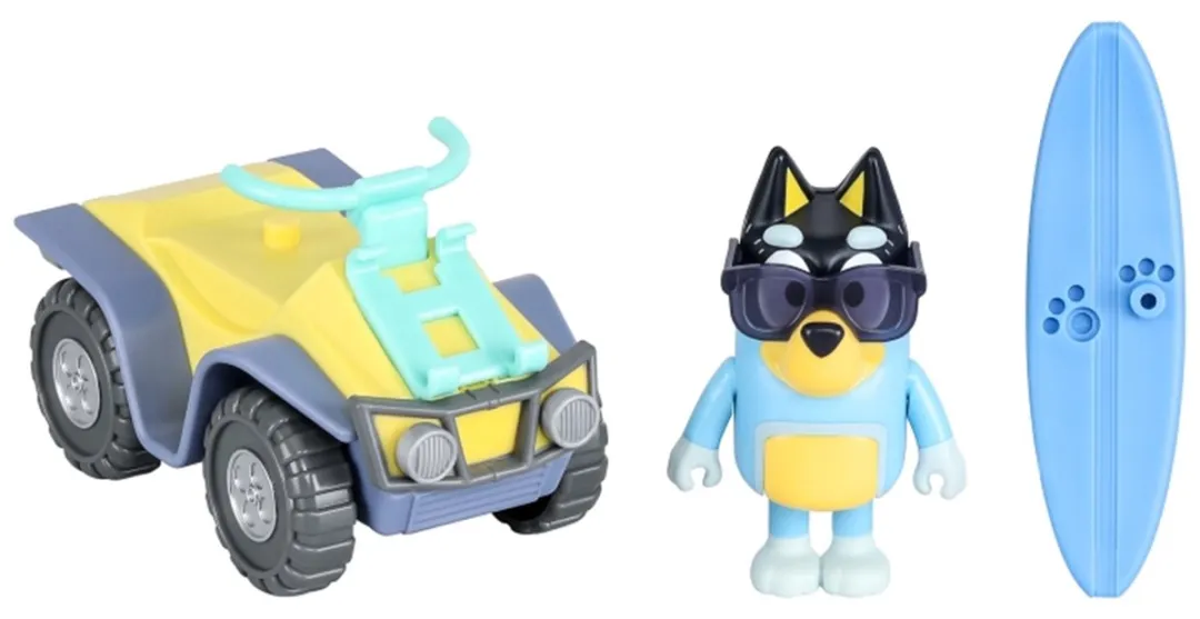 Moose Toys Bluey Bandit Strand Quad Speelset - Multicolor