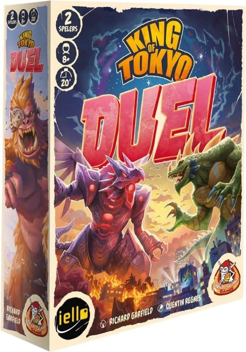 White Goblin Games King of Tokyo Duel - 2 Spelers Tactisch Dobbelspel