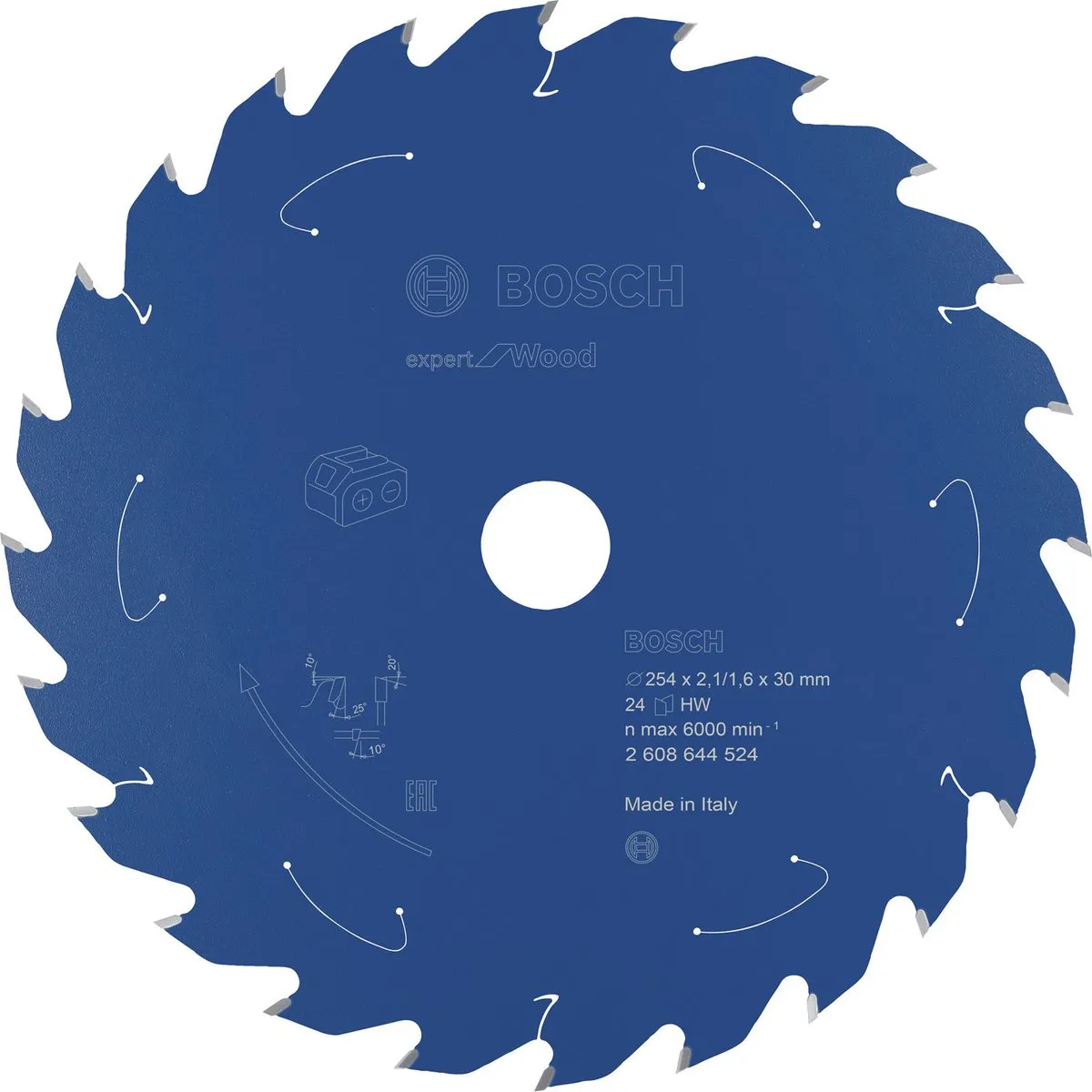 Bosch Blad Exp. Wood 254mm 24T
