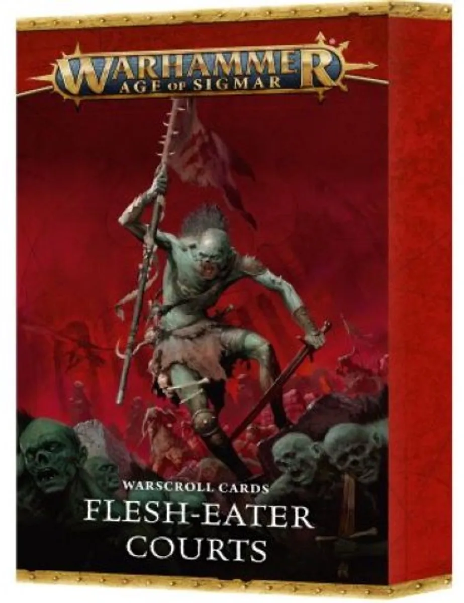 Warhammer Age of Sigmar Flesh-Eater Courts Warscroll Cards 91-30