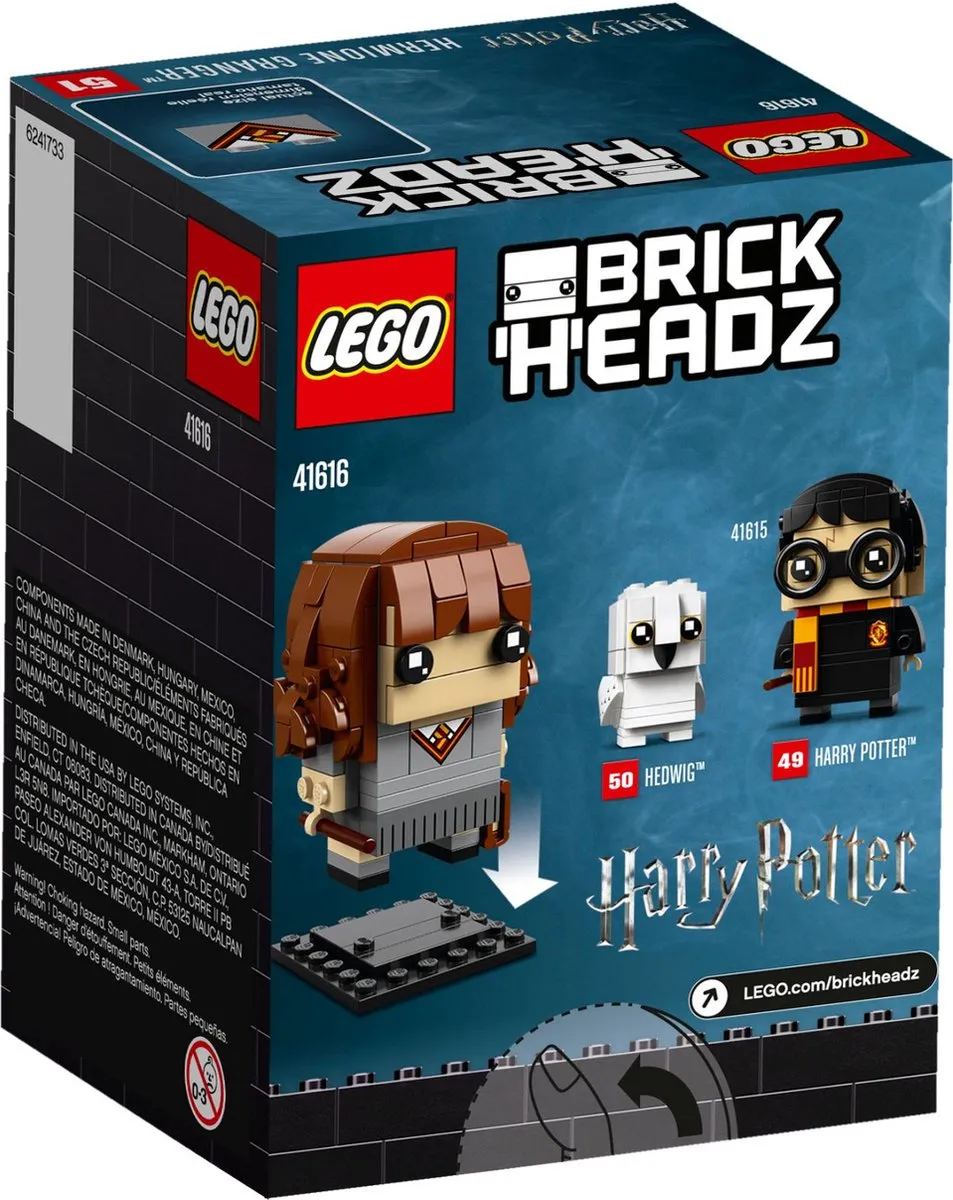 LEGO BrickHeadz Hermelien Griffel 41616 - 127 Stukken