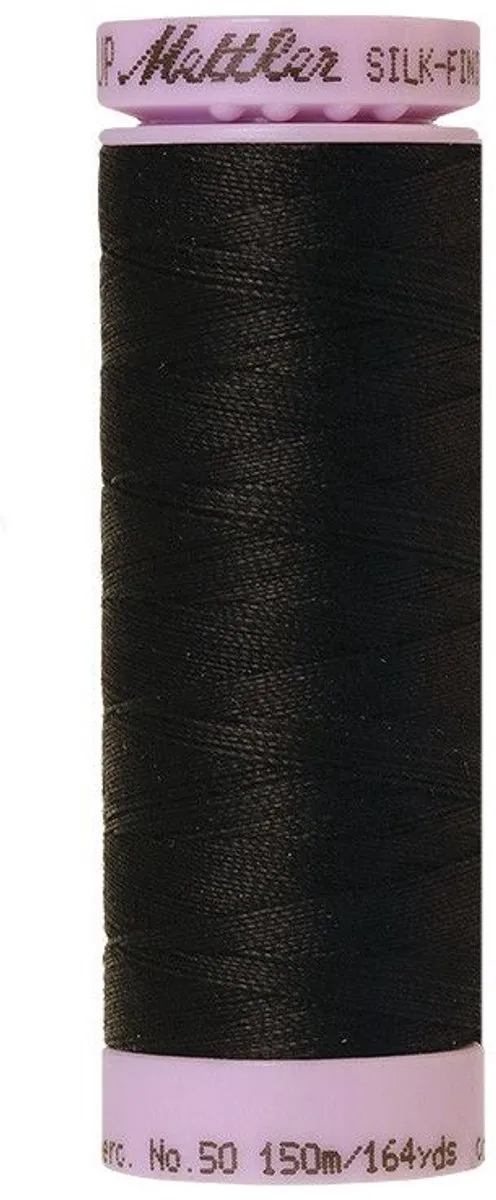 Amann Mettler Silk-Finish Cotton 4000 150m - Zwart