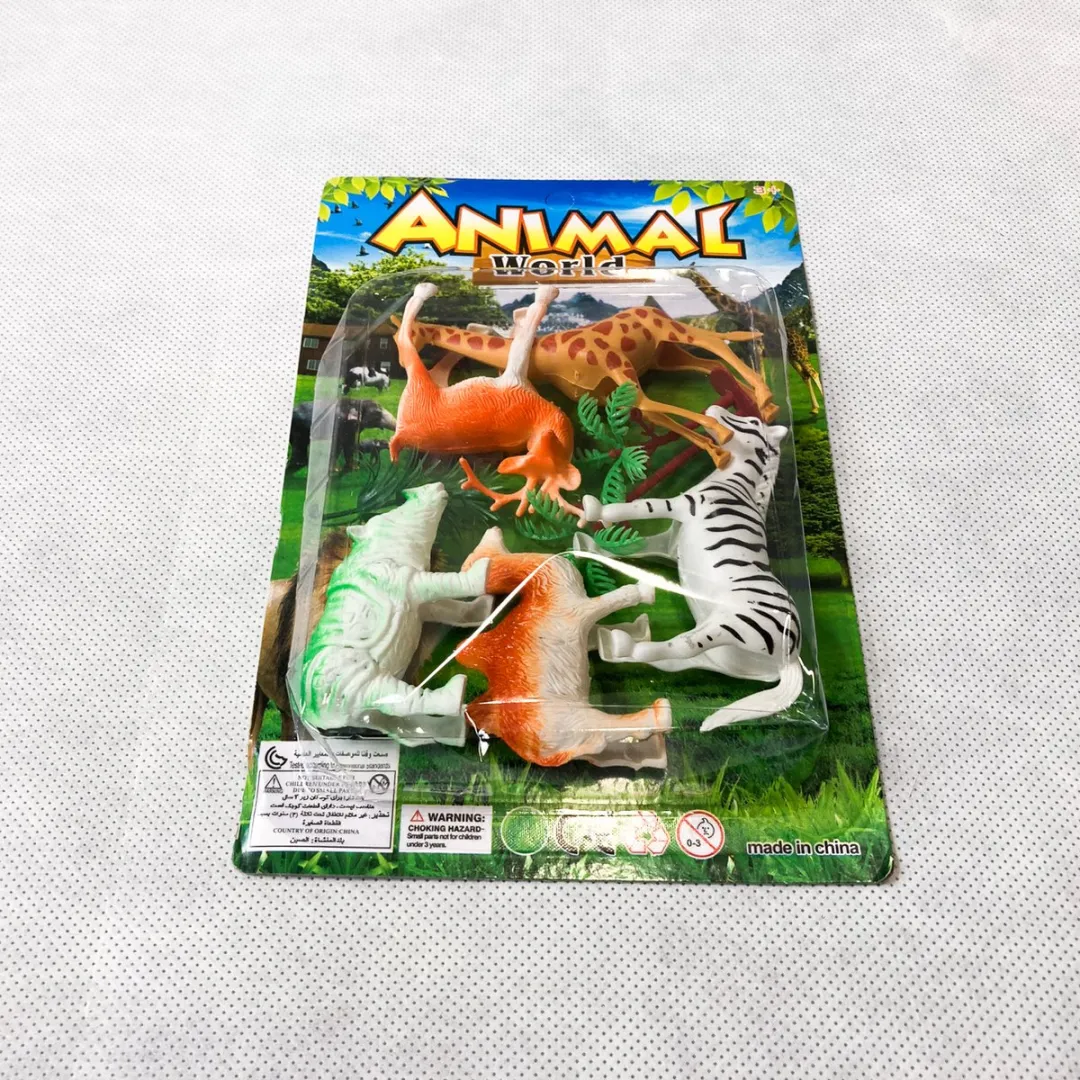 Nicky Toy Animal World - 5 Dieren