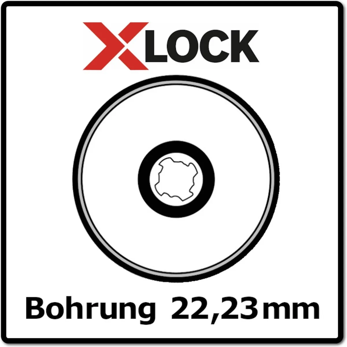 Bosch X-LOCK Carbide Multiwheel 125mm - Metaal