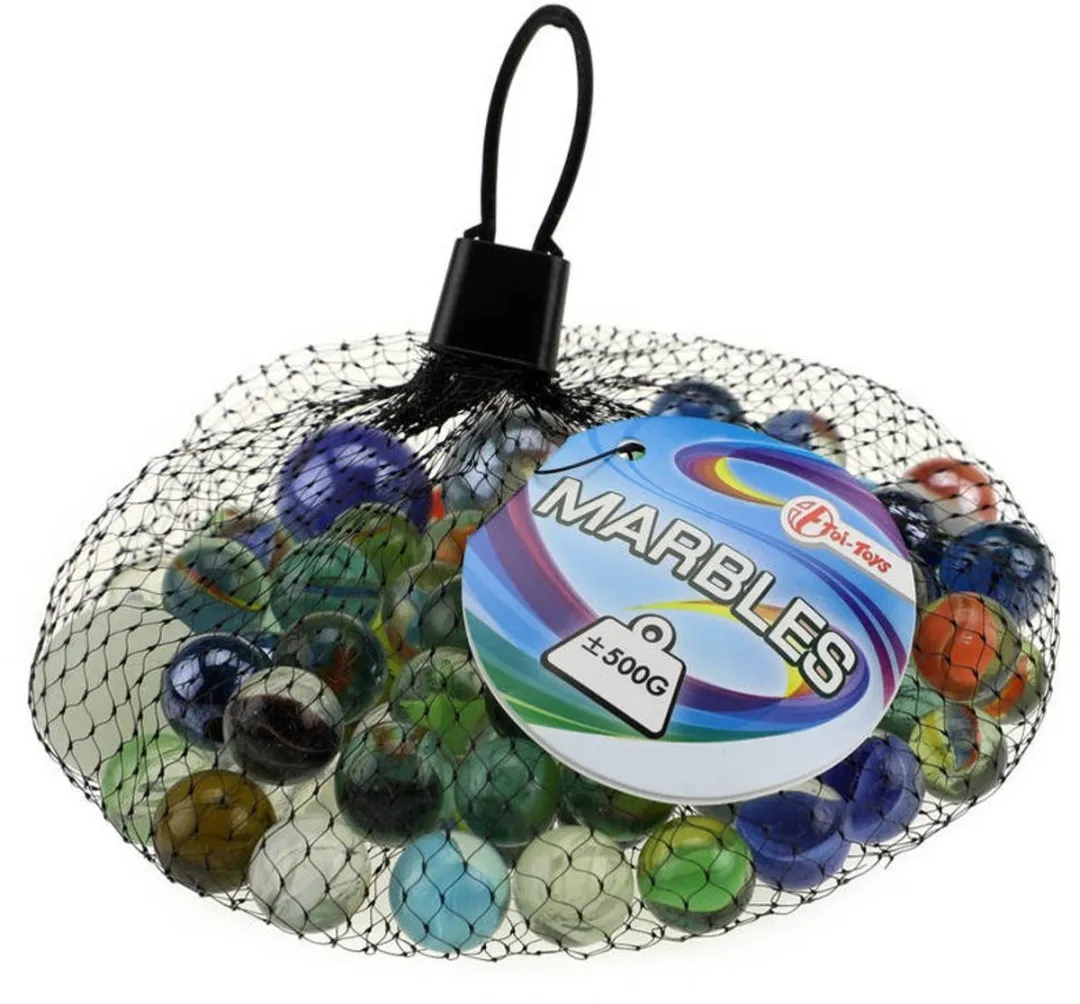 Toi-Toys Knikkers Glas - 180 Stuks Multi