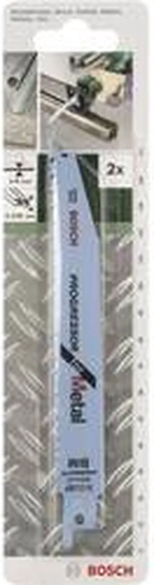 Bosch 2609256710 Reciprozaagblad S 123 XF Progressor for Metal - Metaal - 2 Stuks