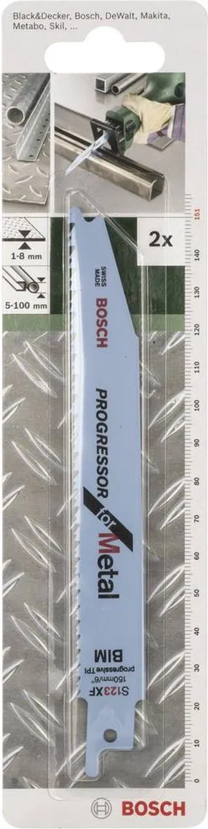 Bosch 2609256710 Reciprozaagblad S 123 XF Progressor for Metal