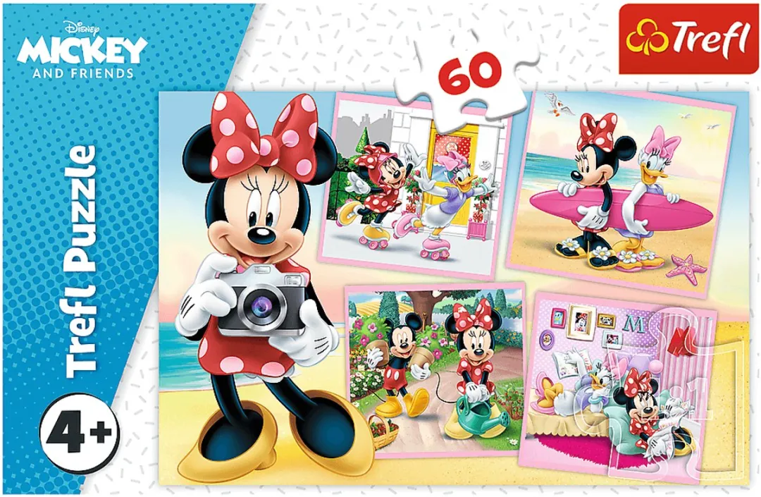 Trefl Minnie Mouse Puzzel 60 Stuks - Multi Colour