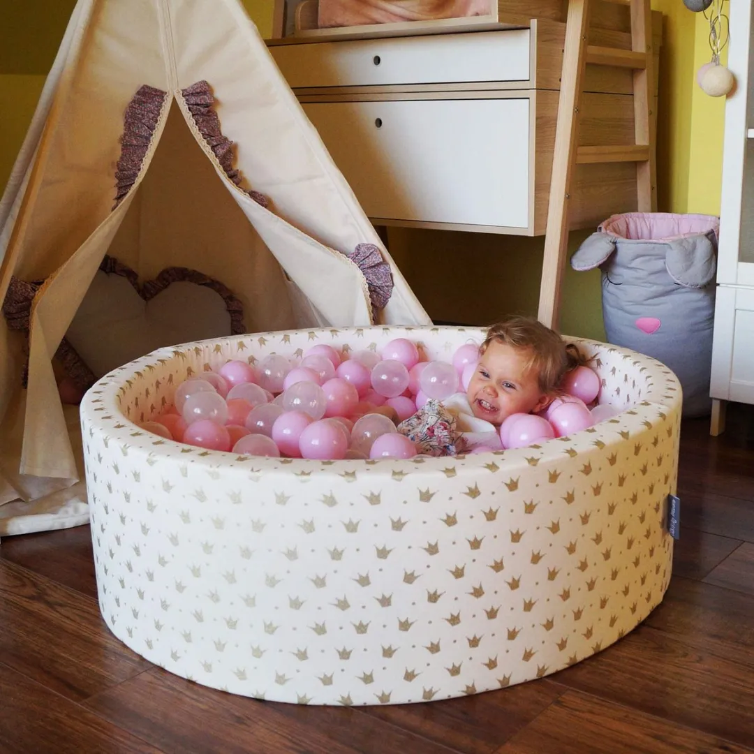 KiddyMoon Kinderballen 700 Stuks ∅7cm - Wit/Grijs/Turquoise
