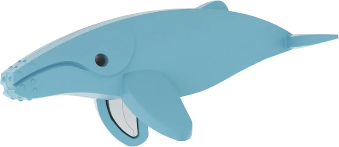 Halftoys Diorama - Humpback Whale - Magnetisch speelgoed - Walvis
