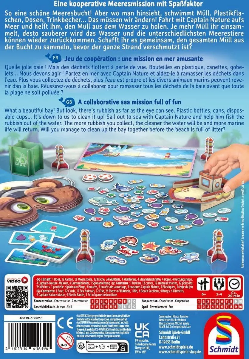 Schmidt Spiele Captain Nature Bordspel - 2-4 Spelers
