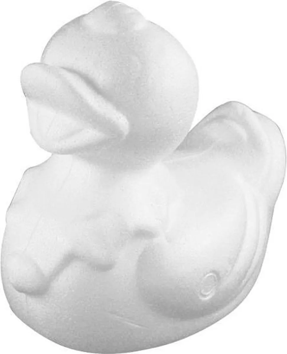 Rayher Piepschuim Eendjes - 3 Stuks - 7cm - Wit