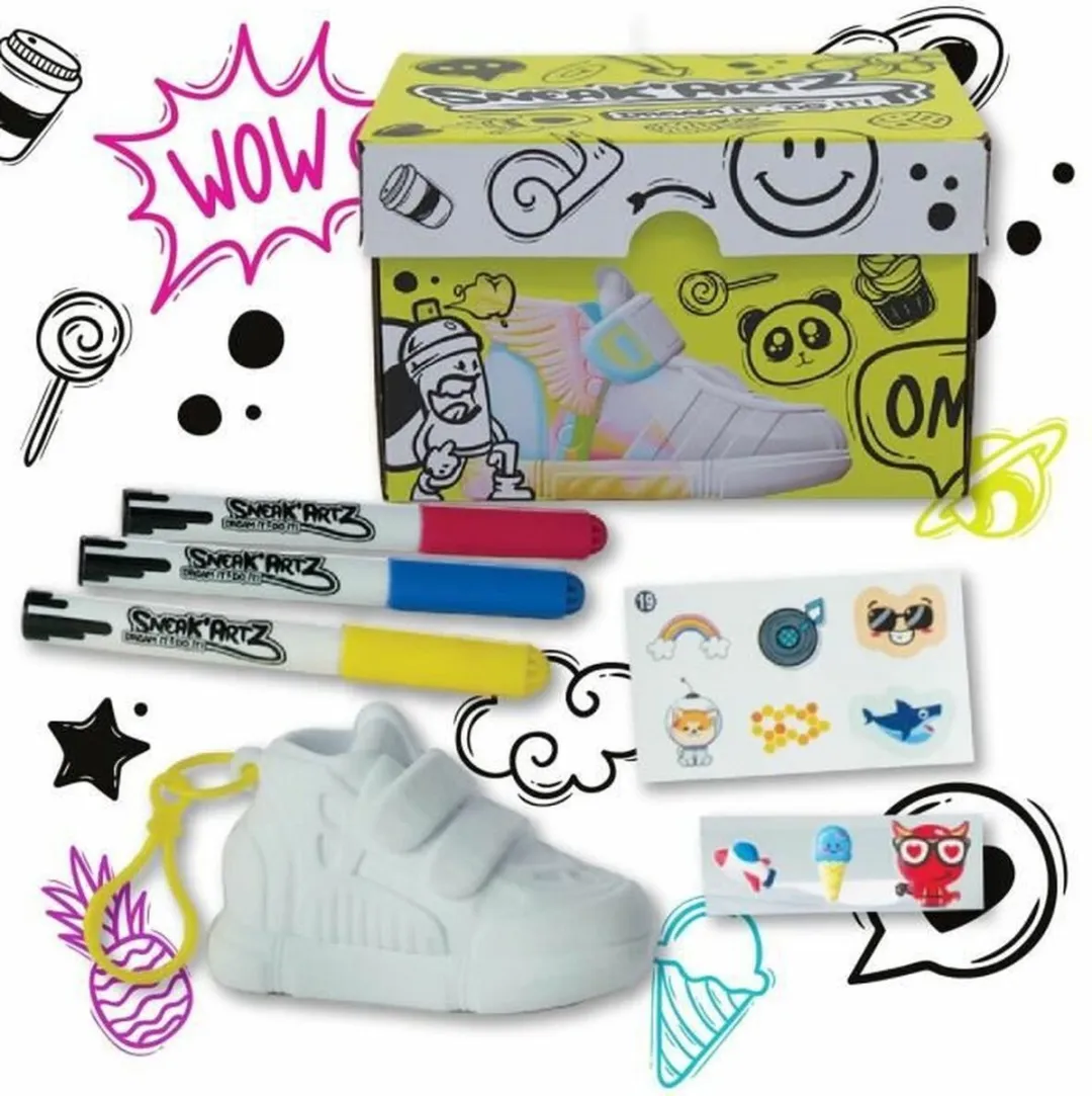 Splash Toys Sleutelhanger Sneak Artz 10 Cm 6-delig