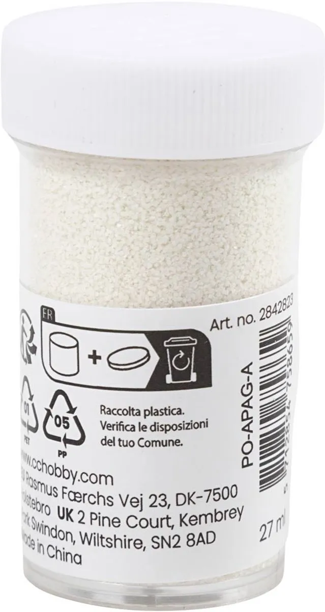 Creativ Company Bio Sparkles 27ml - Wit