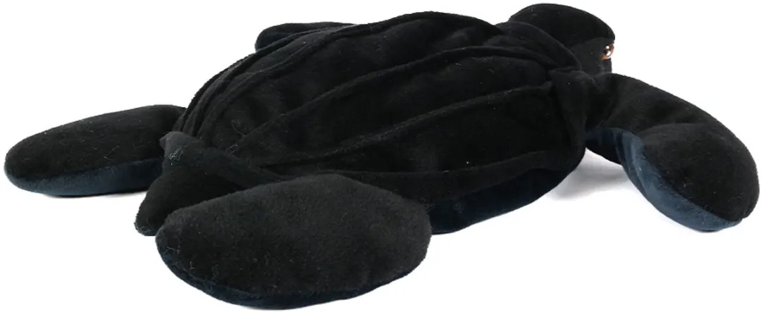 PIA Schildpad Pluche Knuffel - 38 cm - Zwart