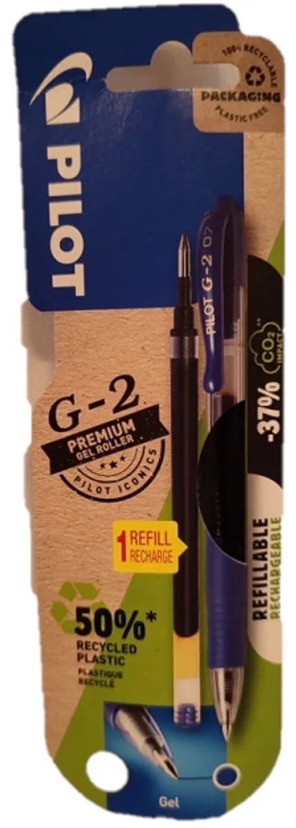 Pilot G2 Gelpen Blauw 0,7mm - 1 Stuk