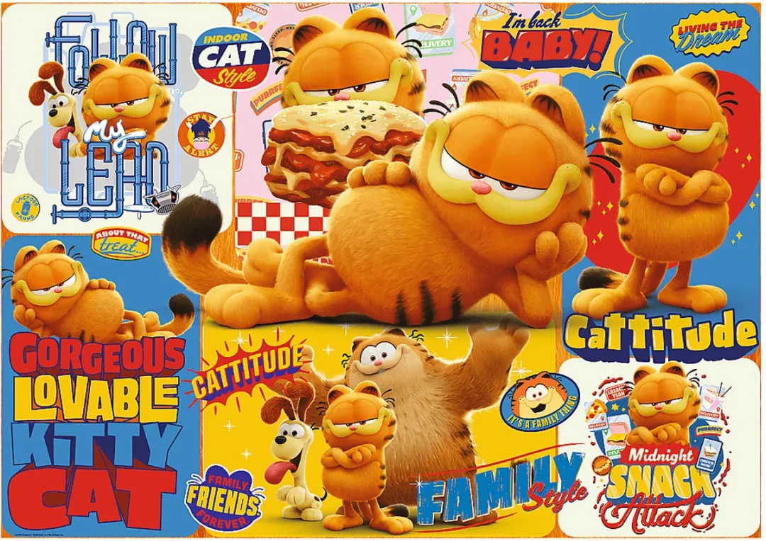 Trefl Garfield Puzzel 1000 Stuks - Multicolor