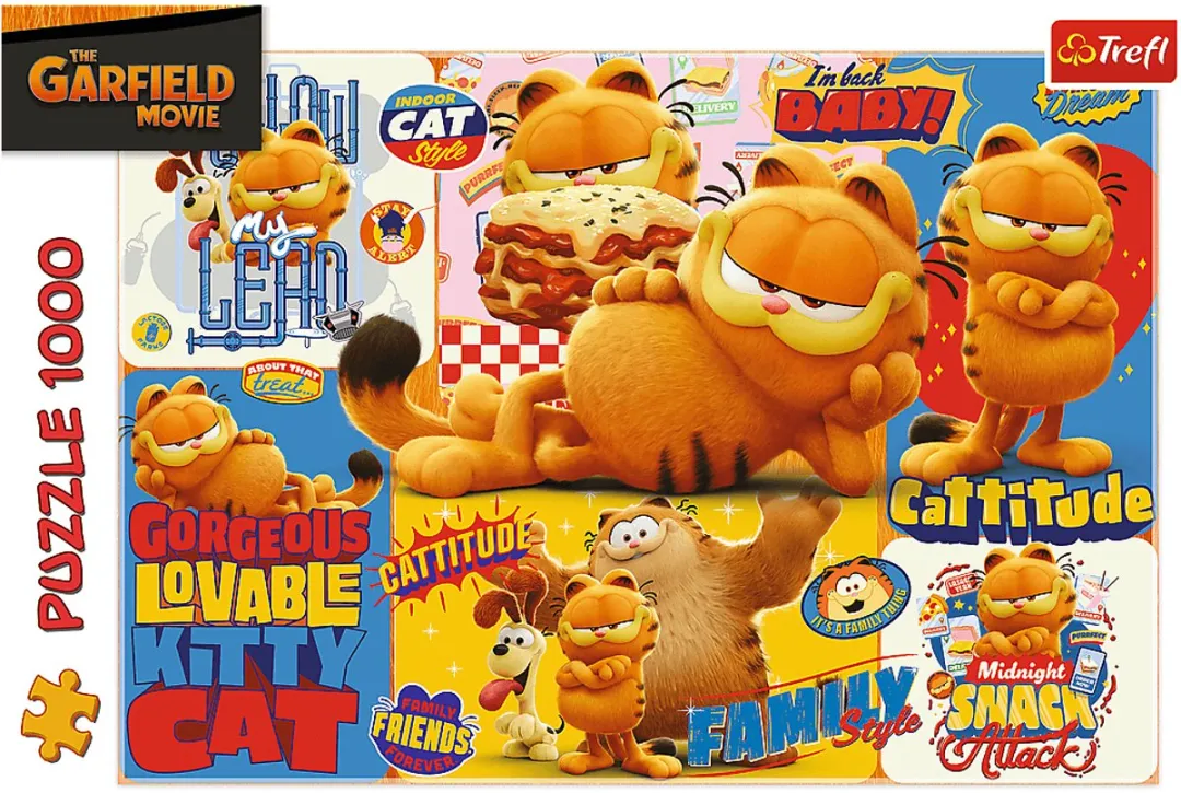 Trefl Garfield Puzzel 1000 Stuks - Multicolor