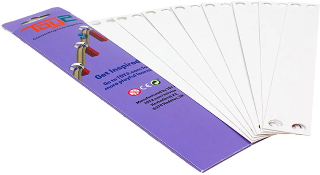 Toy2 Treinbaan Connectors Bouwset XL - 56 Stuks - Multicolor