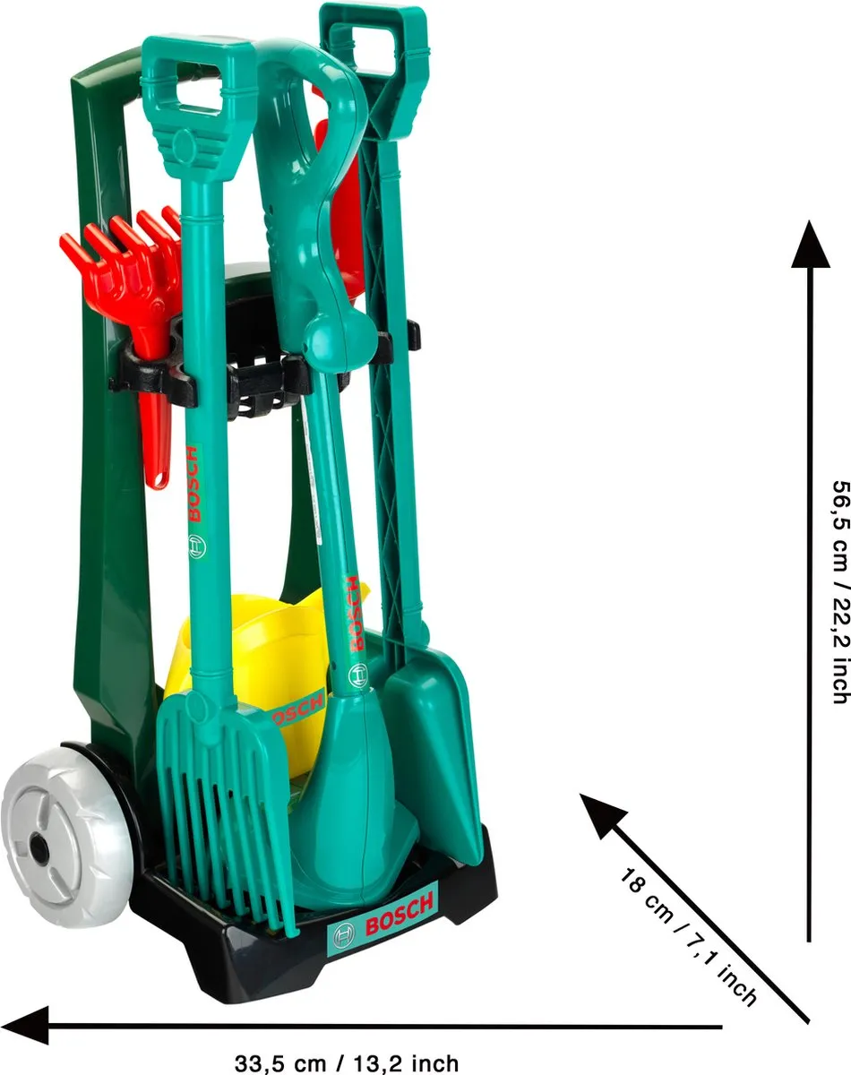 Klein Toys Bosch Tuinkar 7-delig 2751 - Groen