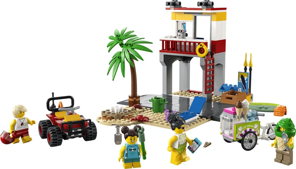LEGO City Strandwachter Uitkijkpost 60328 - 211 Stukken - afbeelding 6 van 6