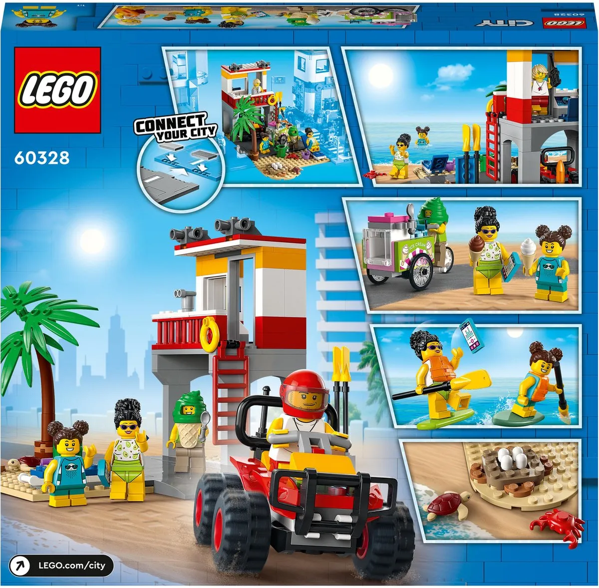 LEGO City Strandwachter Uitkijkpost 60328 - 211 Stukken - afbeelding 5 van 6