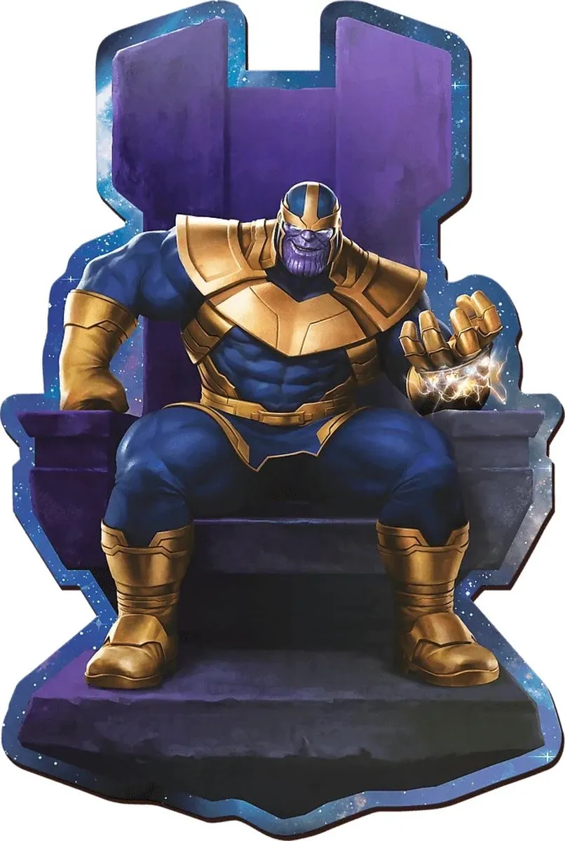 Trefl Thanos op Troon Disney Marvelhelden Houten Puzzels 1000 Stuks - Multicolor