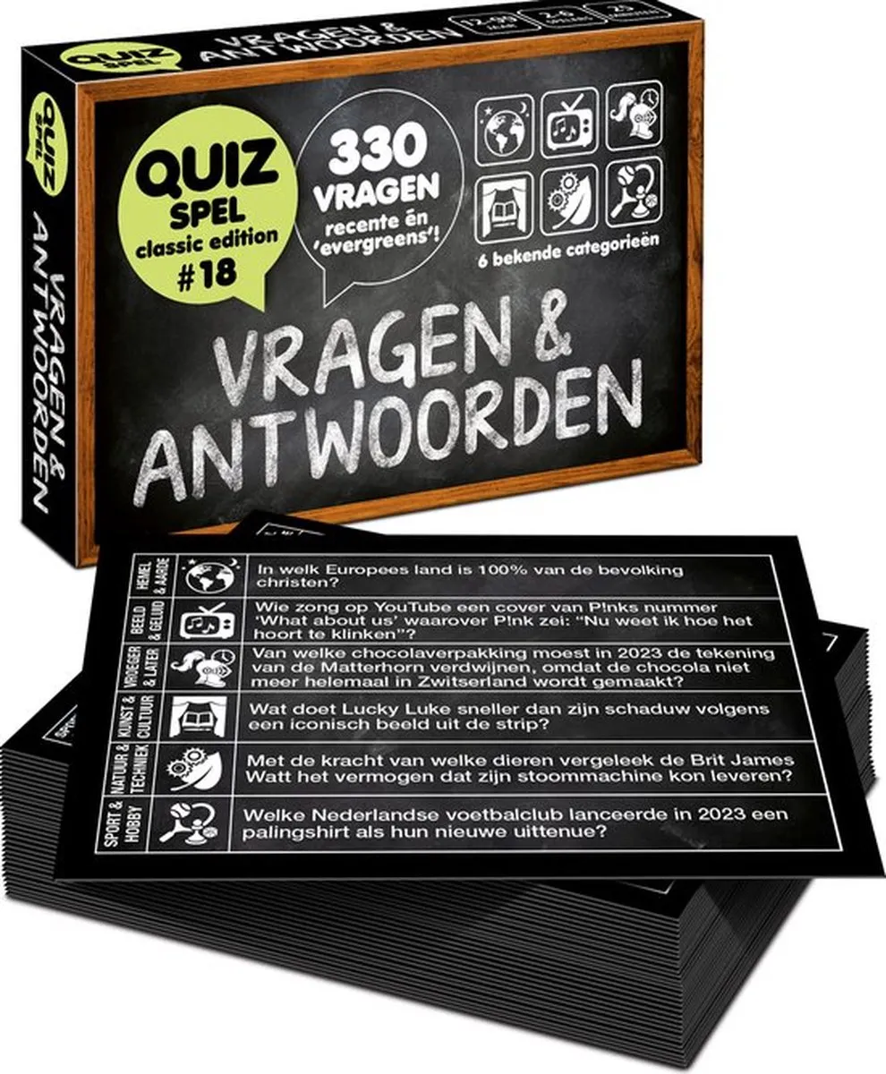 Vragen & Antwoorden #18 Trivia Quiz & Uitbreiding