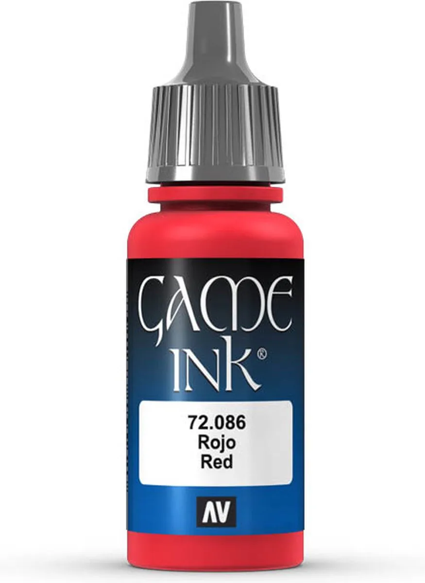 Vallejo Game Color Red Ink Acrylverf 18ml