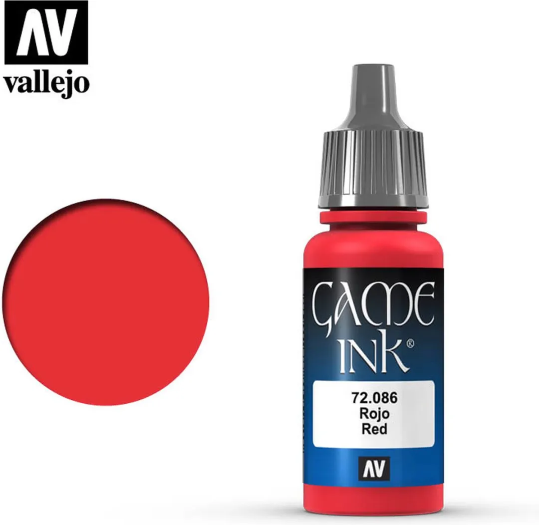 Vallejo Game Color Red Ink Acrylverf 18ml