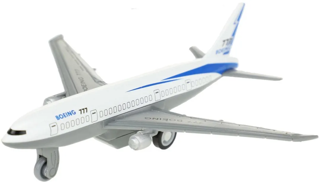 Toi-Toys Pull Back Vliegtuig Boeing 777 Metaal