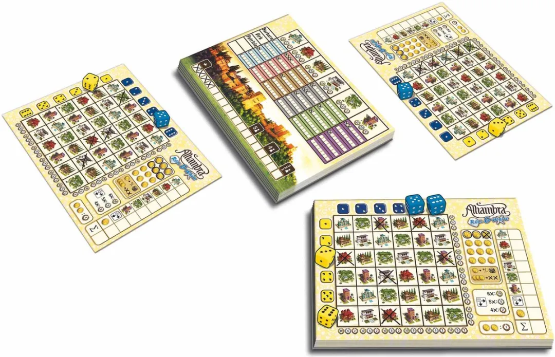 Queen Games Alhambra Roll and Write - 5 Spelers