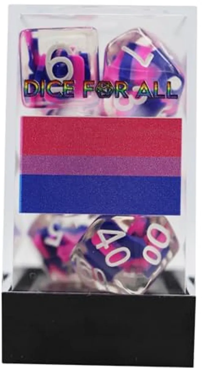 Foam Brain Games Bisexual Flag D6