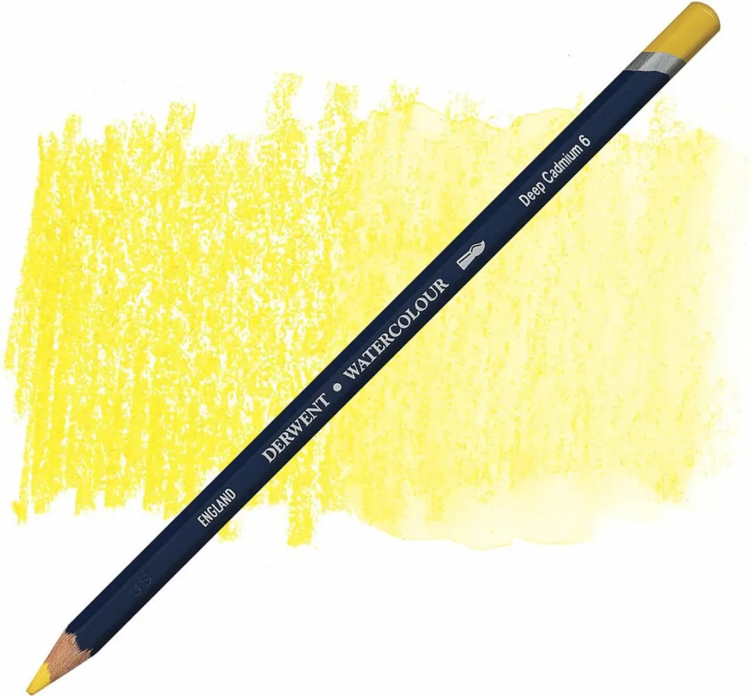 Derwent Watercolor Potlood Deep Cadmium 6