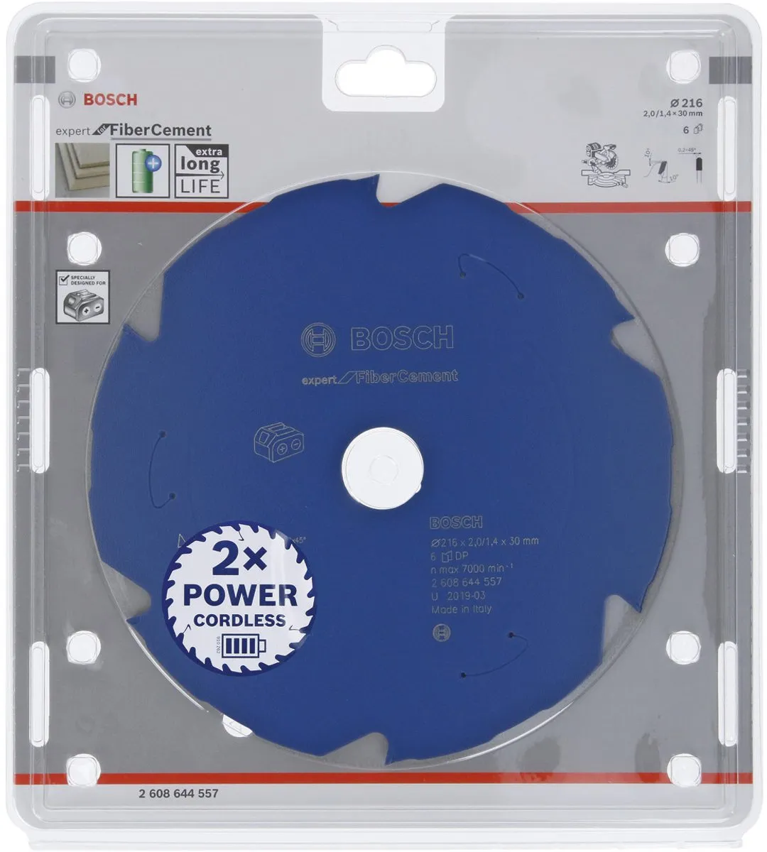 Bosch Blad Expander F/CMNT 216x30x2/1.4x6T Accu