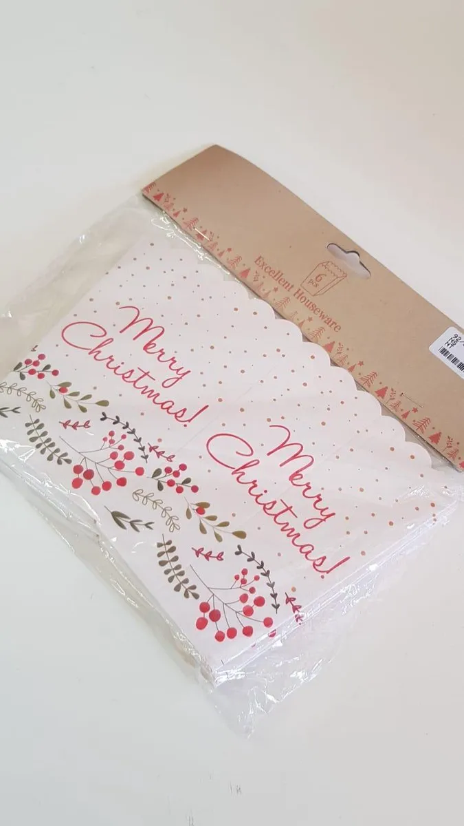 Excellent Houseware Popcornzakken Kerst