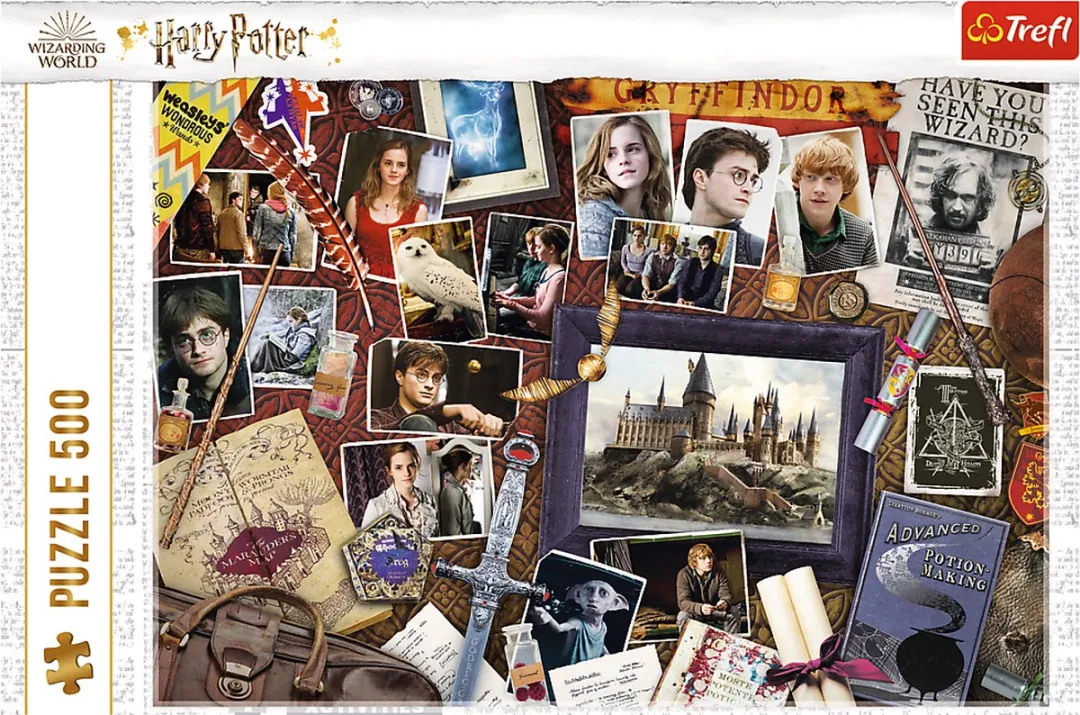 Trefl Hogwart Memories Harry Potter Puzzel 500 Stuks - Multicolor