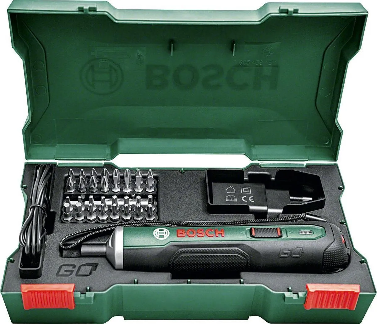 Bosch PushDrive Schroefmachine - Inclusief 32-delige Bit Set