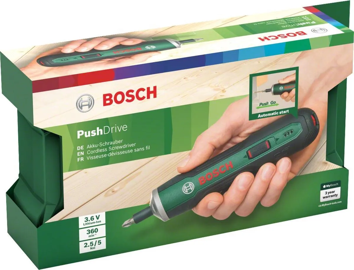 Bosch PushDrive 06039C6000 Accuschroevendraaier - 6 Snelheden - 1500mAh - afbeelding 6 van 6
