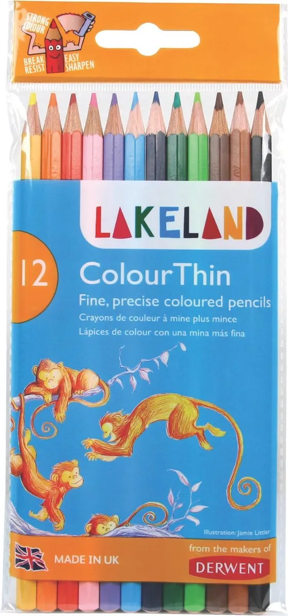 Derwent Lakeland Colourthin Potloden