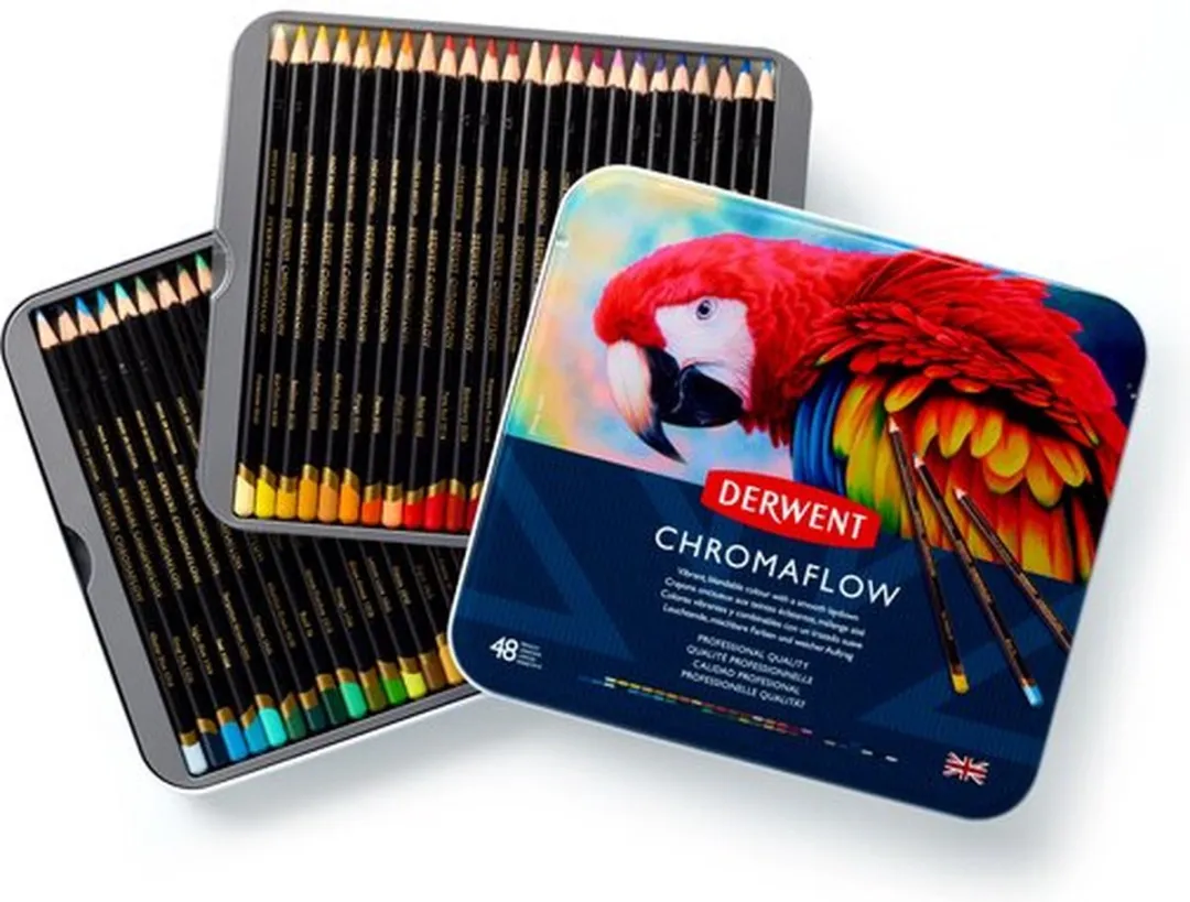 Derwent Chromaflow Kleurpotloden 48 Stuks - 3.5mm - Assorti