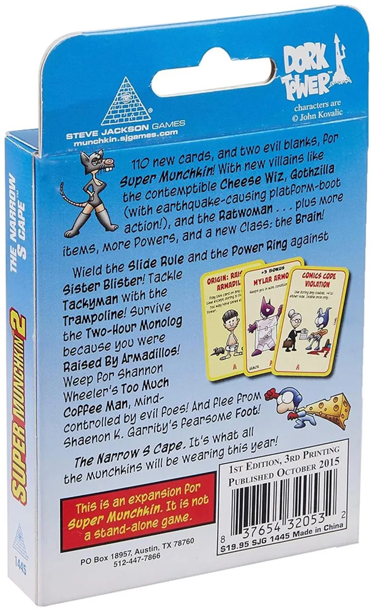 Steve Jackson Games Super Munchkin 2 The Narrow S Cape - 6 Spelers