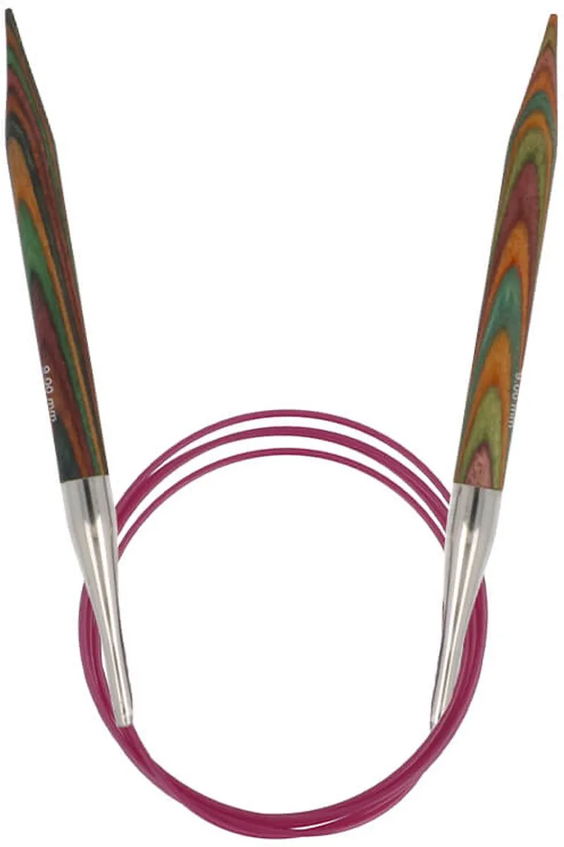 KnitPro Symfonie Rondbreinaalden 120cm 9.00mm - Multikleur