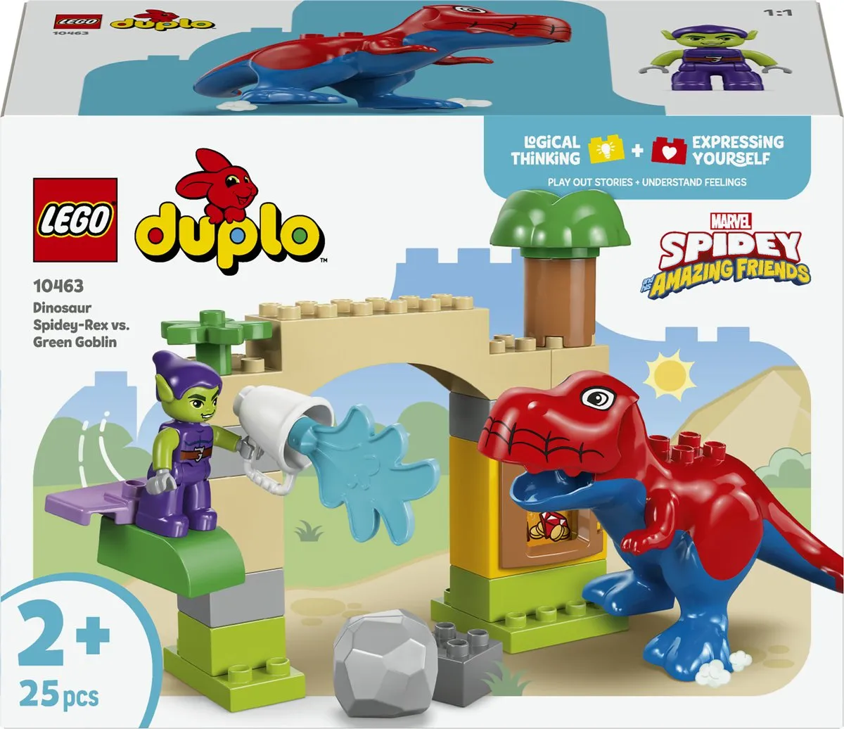 LEGO DUPLO Marvel Spidey-Rex vs. Green Goblin 10463 - 25 Stenen